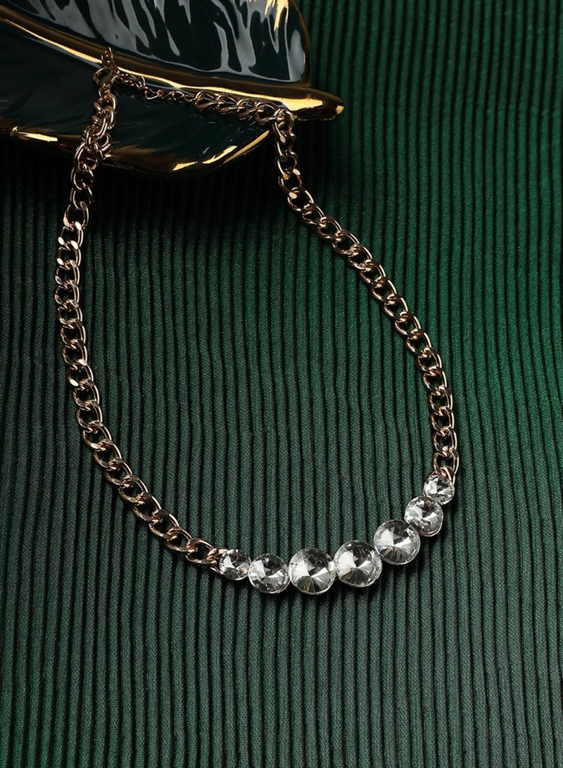 SOHI Aurora Whisper Collar Artificial Necklace Jewellery  - Image 3