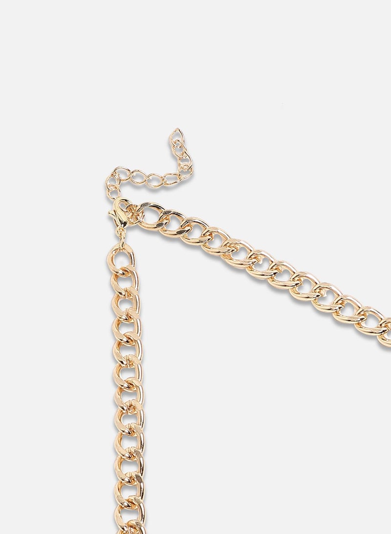SOHI Aurora Whisper Collar Artificial Necklace Jewellery  - Image 4