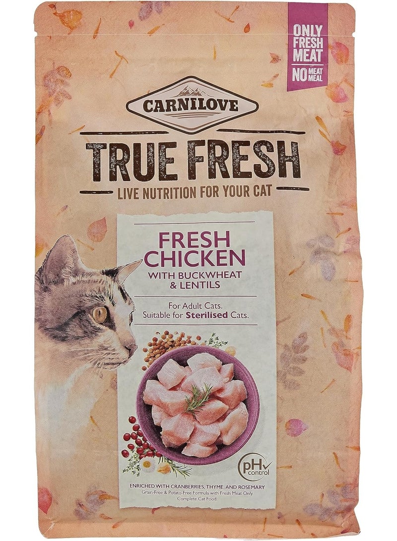 CARNILOVE Carnilove True Fresh Chicken for Adult Cats 1.8kg - Image 1