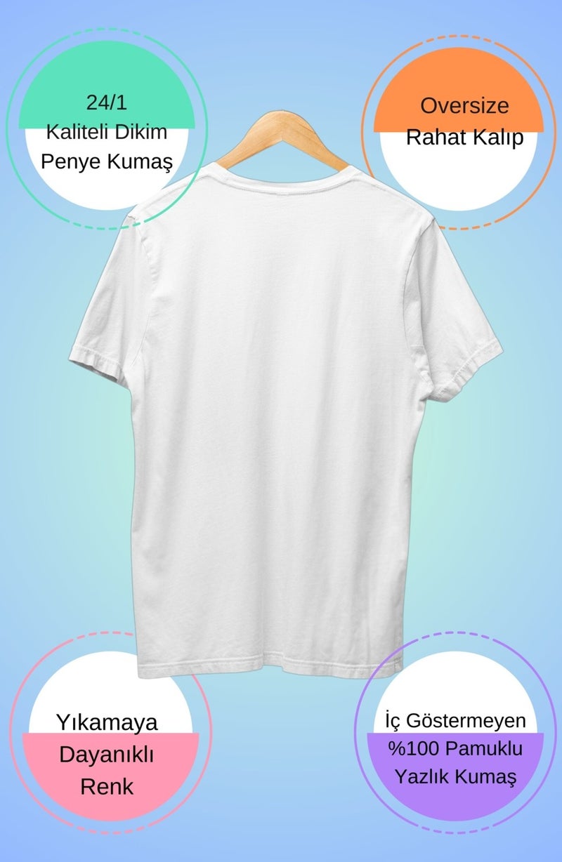 Fuddy Moda Fuddy Fashion Unisex Oversize Hit Me Hard And Soft Written Billie Eilish Back Printed T-Shirt - Image 2