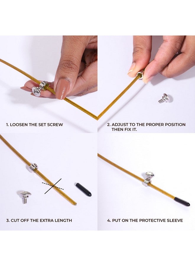 Boldfit Aluminium Skipping Rope for Men and Women Jumping Rope With Adjustable Height Speed Skipping Rope for Exercise, Gym, Sports Fitness Adjustable Jump Rope for Skipping Skip Rope - Golden - Image 4