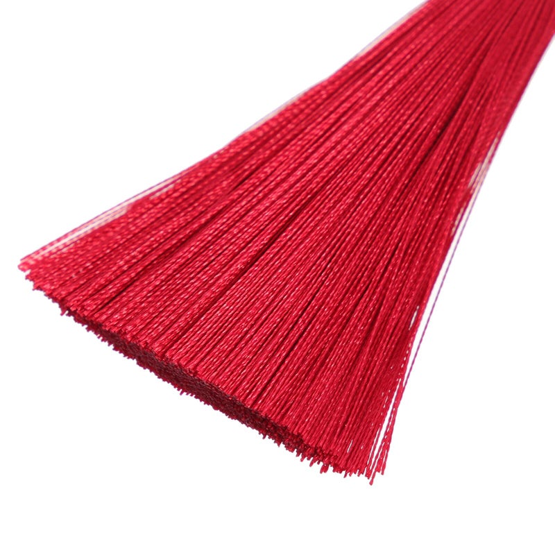 25pcs 8cm Red Tassel Charms Bulk DIY Craft Accessories for Jewelry Making Keychains - Image 4
