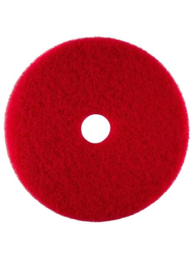 RACO RACO Polishing Pad 17”, Floor Cleaning Pads Diamond Polishing Pad for Granite Marble Concrete Stone Red  - Image 5