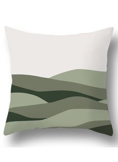 Y&D Green abstract geometric print pillowcase pillow cover 45*45cm 