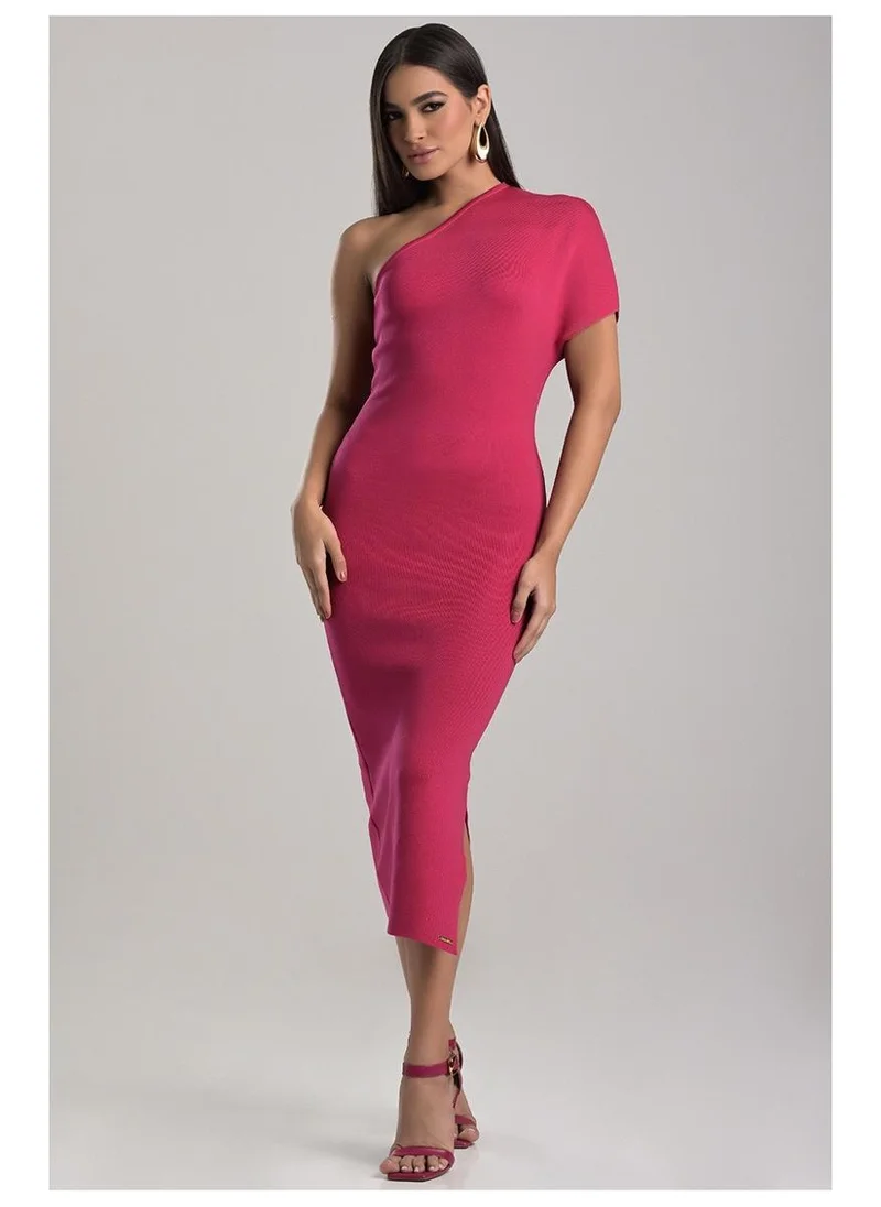 Carmen Steffens  Fuchsia Pink Bandage Knit Dress for Women | Best Price UAE