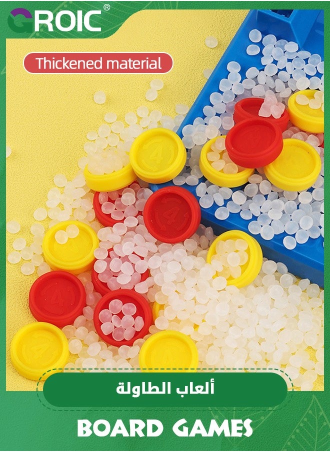 GROIC - Gaming Connect 4 Spin Game, Features Spinning Connect 4 Grid, 2 Player Board Games for Family and Kids, Strategy Board Games,4 in a Row Game,Family Fun Games - Image 1