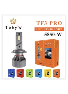 مصابيح أمامية LED TF3 PRO H11 من توبي، درجة حرارة اللون 6500 كلفن لومز 11000 لومين مجموعة تحويل المصابيح الأمامية باللون الأبيض الماسي، التوصيل والتشغيل، مقاومة للماء IP65، عبوتان - pzsku/Z0F9891E611C5D7E84A51Z/45/_/1693991870/b9bb6300-c103-497e-936c-cfc5fc1b4a1c