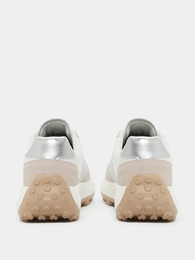 Styli Styli Retro Panelled Lace Up Sneaker