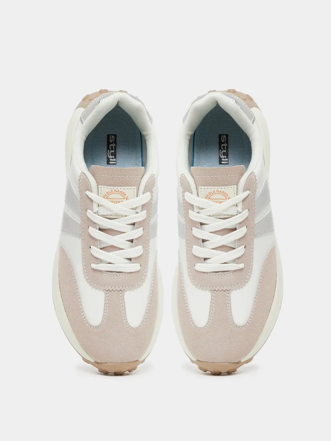 Styli Styli Retro Panelled Lace Up Sneaker