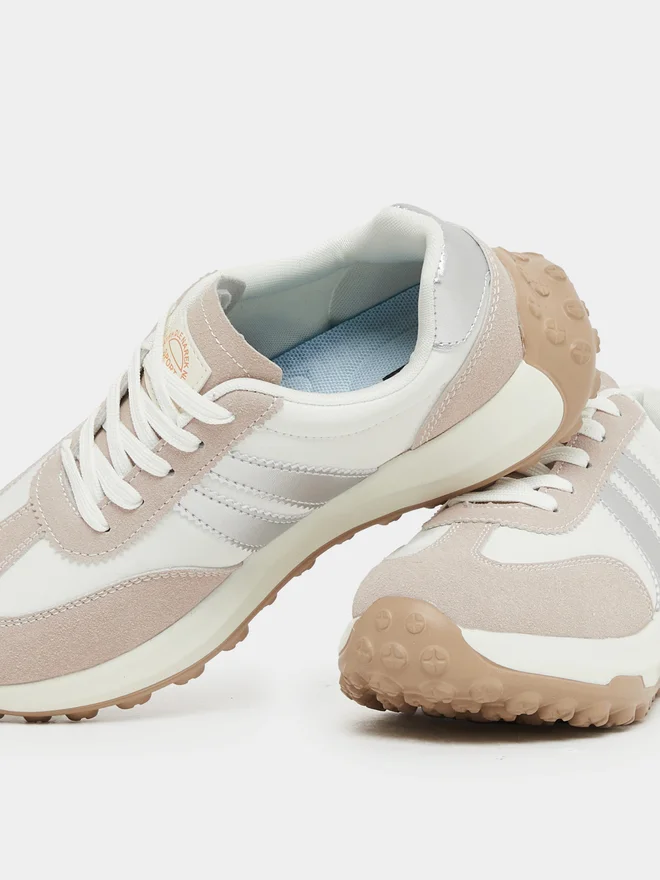 Styli Styli Retro Panelled Lace Up Sneaker