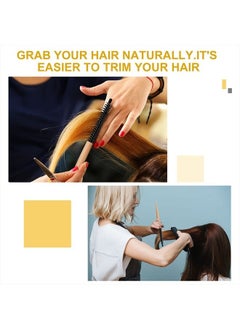 Patelai Small Round Hair Brush Mini Round Comb Quiff Roller Comb Hair Styling Brush Salon Hairdressing Brush for Thin Hair, Short Hair, Bangs, Beard, Lifting, Curling (25.5 cm)  - Image 5