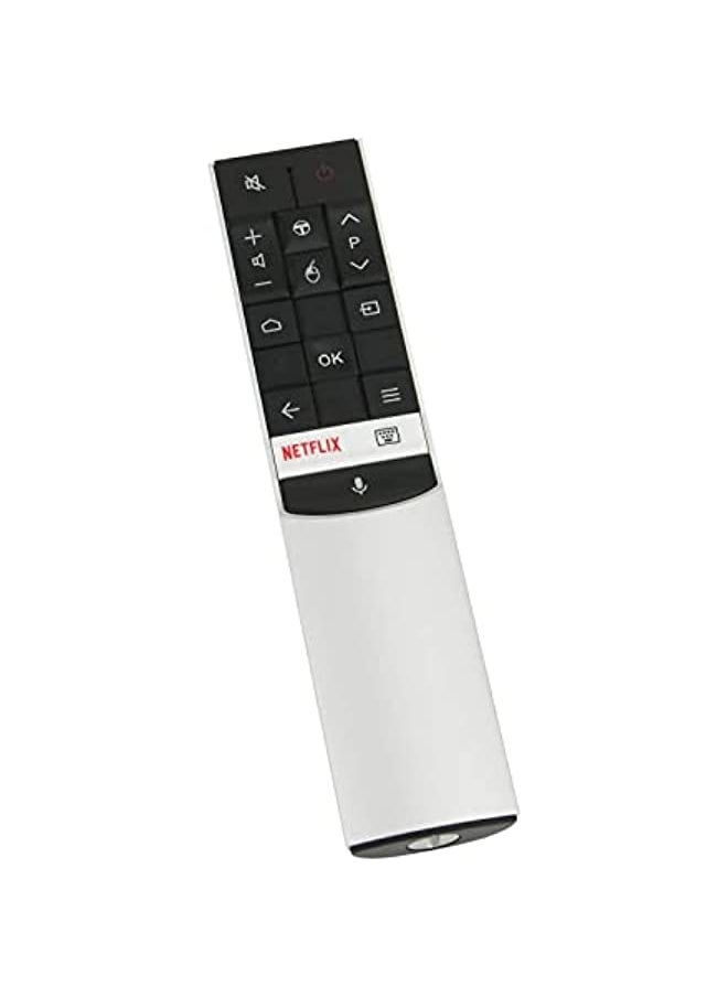 HuHa - RC602S JUR1 Voice Search Remote Control with Netflix button fit for TCL C70 and P60 series,Xclusive X1 - Image 1