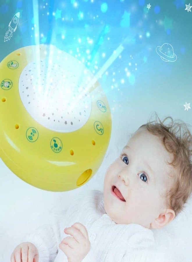 Mokshith Children Fitness Frame Projector Night Light Pedal Piano Keyboard Play Gym Baby Mat (Projector Baby Mat) - Image 5