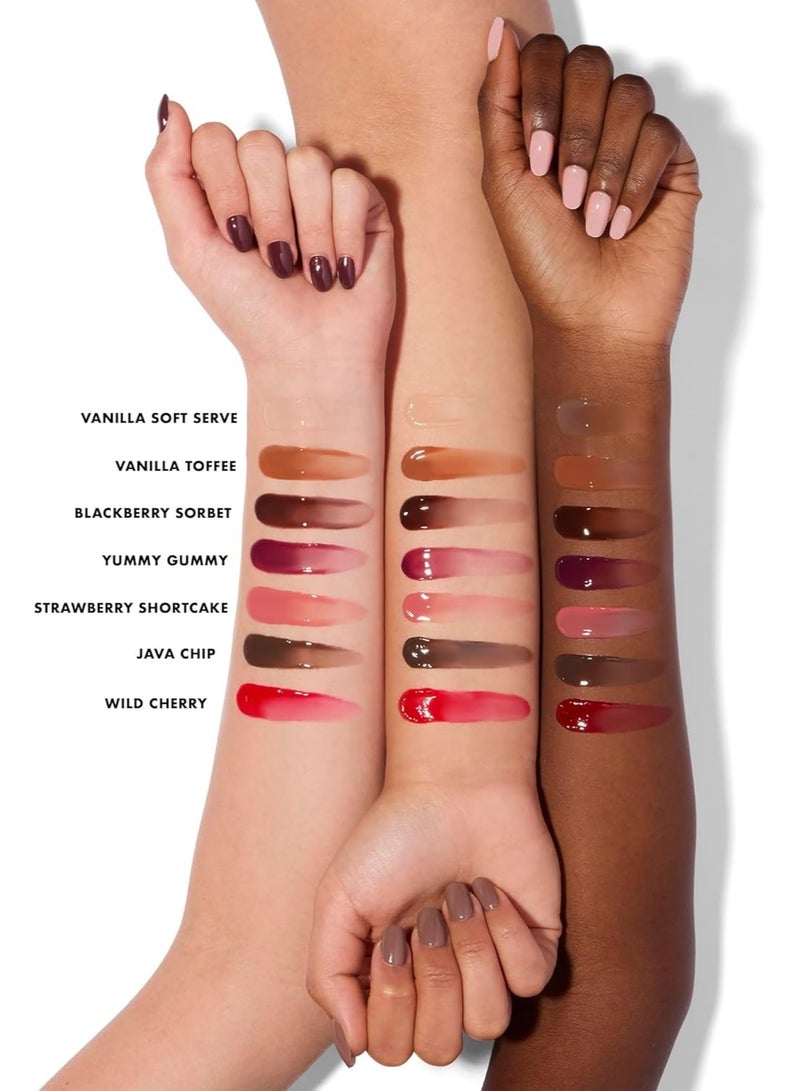 إلف مرطب شفاه جلو ريفايفر، مرطب شفاه ملون لإضفاء لمسة نهائية لامعة وشفتين ناعمتين ومرنتين (جافا تشيب) - Image 3