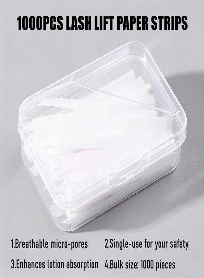 CLLFUU 1000PCS Lash Lift Paper Strips,Reusable Lash Lift Tools,Eyelash Lifting Lashes Lift Ribbon,Preventing EyeLashes from Popping Out. - Image 2
