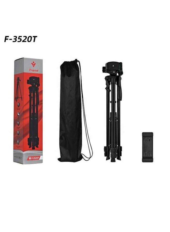 F-3520t Fishing Lamp Stand Anti Skid Smartphone SLR Camera Tripod Adjustable Easy Carry Photo Video Studio Photography Flexible Tripod  - Image 2