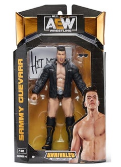 AEW AEW0028 Unrivaled Collection Sammy Guevara-6.5-Inch Action Figure-Series 4