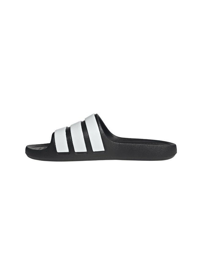 Adidas Adidas Adilette Flow U Black Sportswear Sandals/Slippers For Unisex  - Image 2
