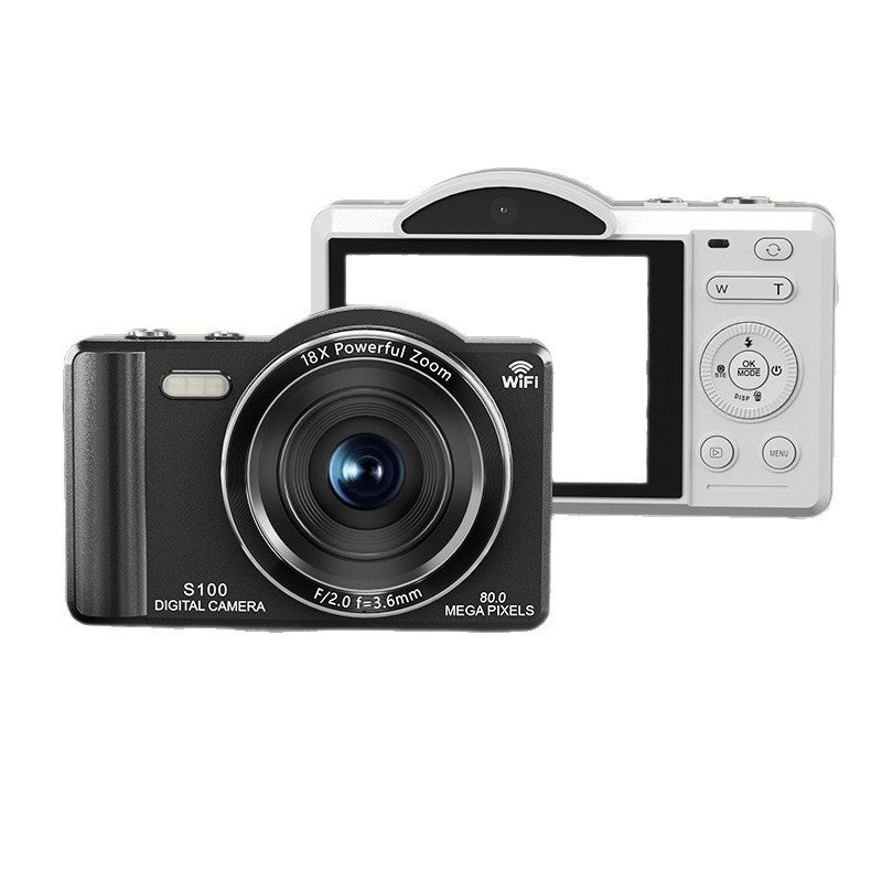 Cross-Brand New Dual-Camera CCD Camera for Students, 5K HD Selfie Beauty Digital Camera with WiFi  Connectivity - Image 5