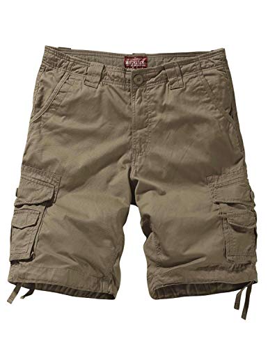 Match Men's Twill Comfort Cargo Short Without Belt #S3612 (Label Size 5XL/42 (US 40), Light Khaki) - Image 1