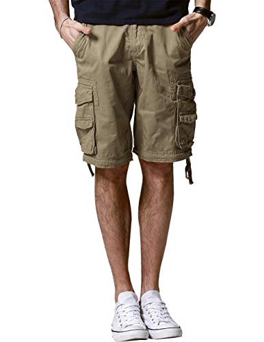 Match Men's Twill Comfort Cargo Short Without Belt #S3612 (Label Size 5XL/42 (US 40), Light Khaki) - Image 3