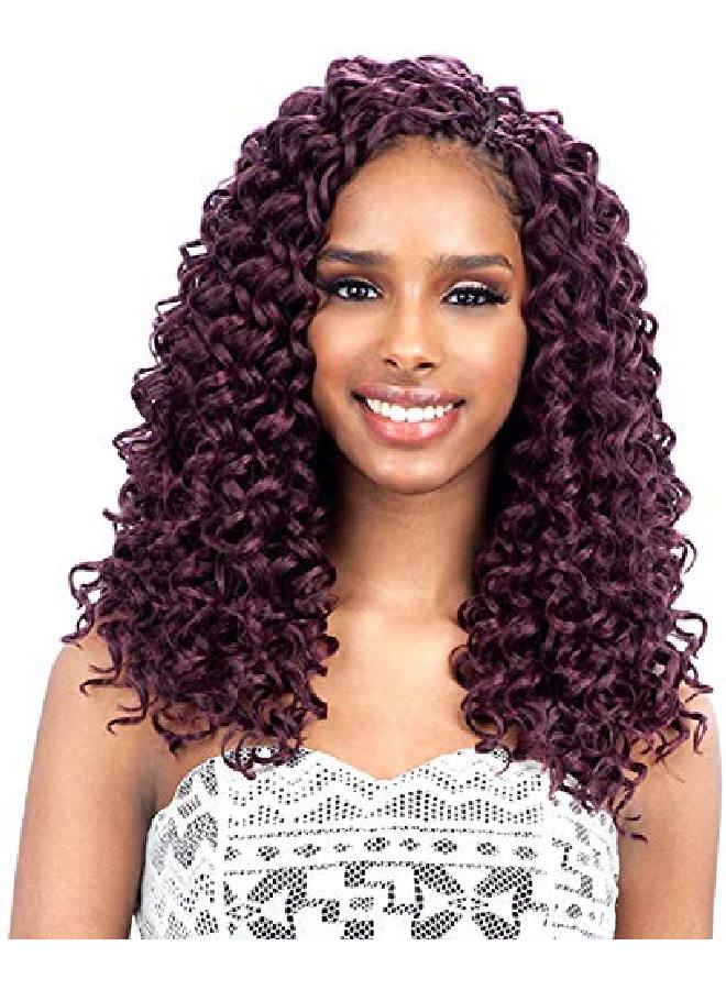 Freetress Synthetic Hair Crochet Braids Gogo Curl 12" (6Pack 1B)  - Image 2