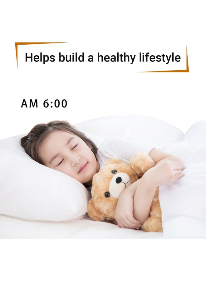 NIBEMINENT Digital Multifunctional Clock Black/White 15.5x12x9.5cm - Image 4