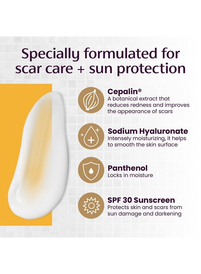 ميديرما كريم الندبات بلس SPF 30، واقي من الشمس، يحمي من أضرار الشمس، يقلل من ظهور الندبات، 40 جرام، (2 × 20 جرام) - Image 3