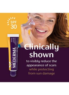 ميديرما كريم الندبات بلس SPF 30، واقي من الشمس، يحمي من أضرار الشمس، يقلل من ظهور الندبات، 40 جرام، (2 × 20 جرام)  - Image 4