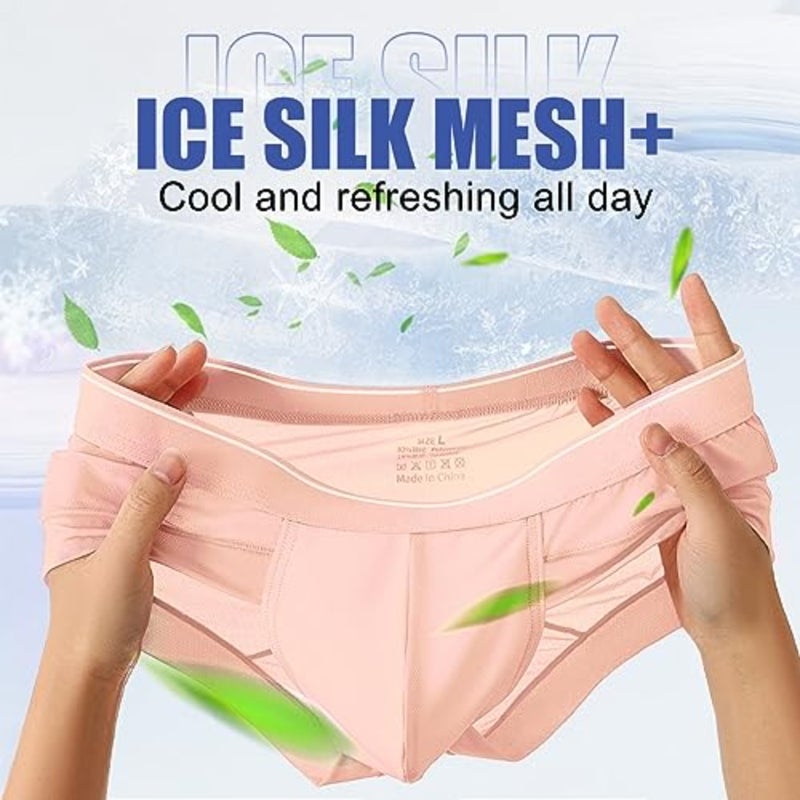 HOOFSAN Mn's Brifs Unrwar Silky Bikinis Thongs No Fly Pouch Moistur-Wicking Unrpants for Mn Multi - Image 5