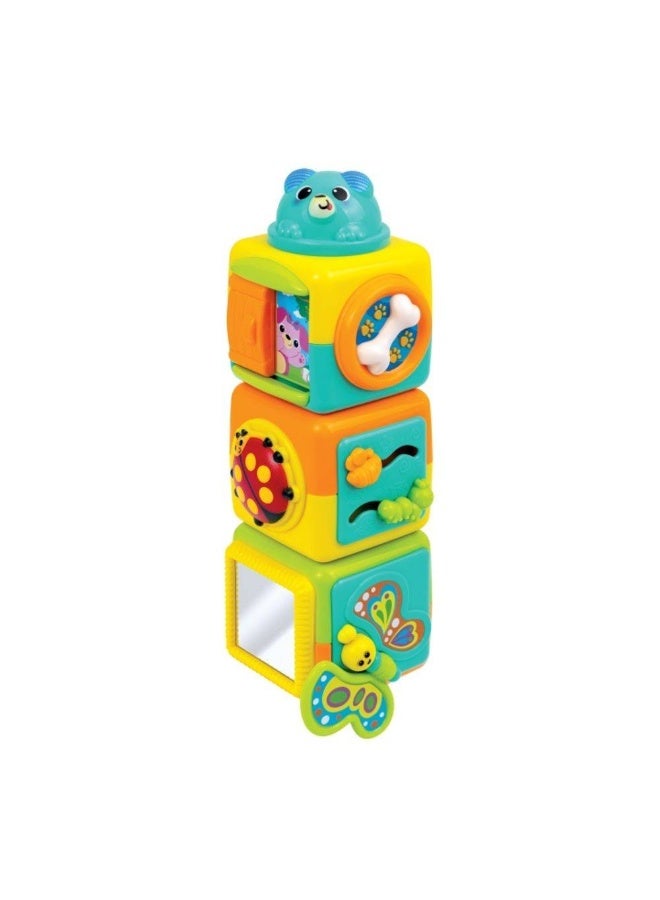 Winfun Stack & Play Animal Cubes Stacking Toy (92 x 94 x 252 cm) - Image 2