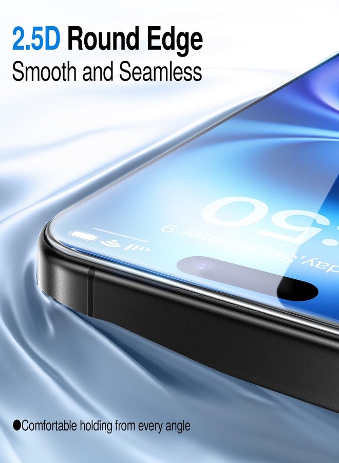 SMARTDEVIL 3 Pack Screen Protector for iPhone 16 (6.1 Inch) Tempered Glass, HD Clear Film, Easy Installation, Dust-Free Box - Image 5