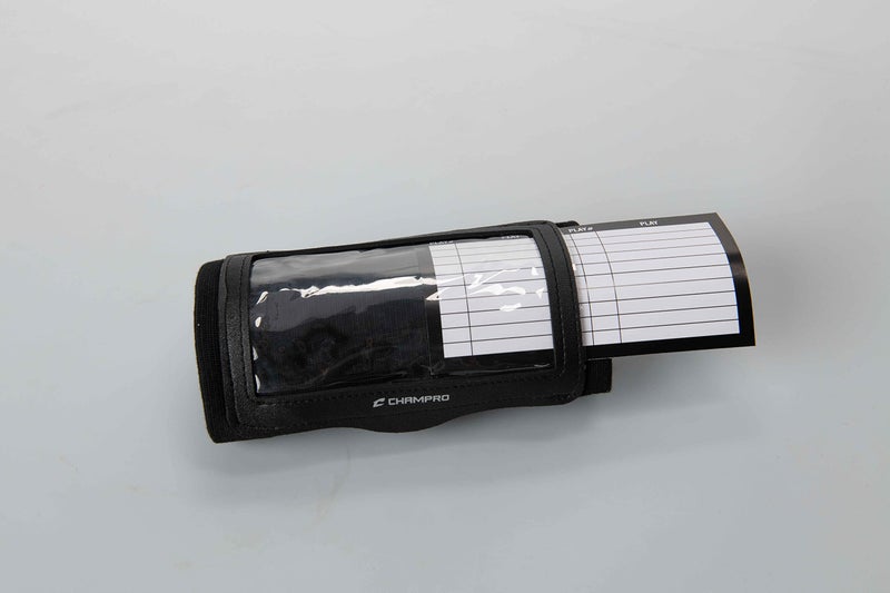 CHAMPRO Wristband Playbook; Single, Adult, Black - Image 2