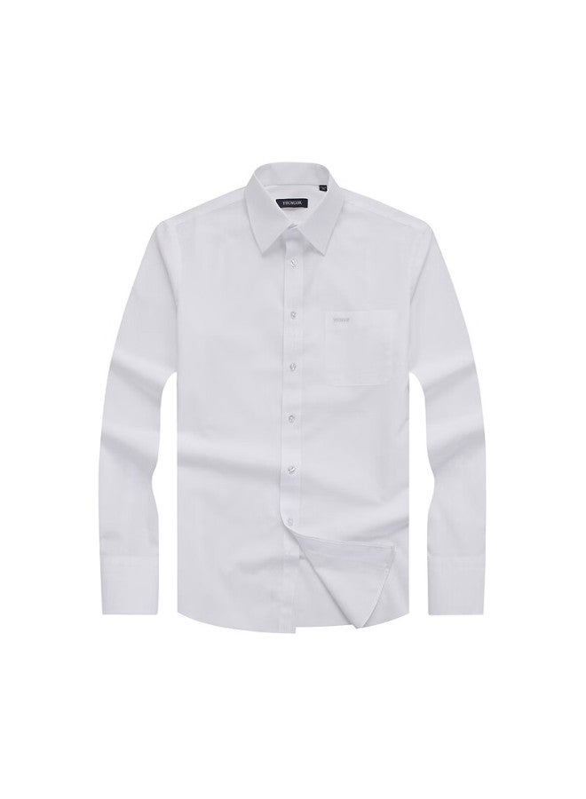 Youngor Men's Autumn And Winter New Official Business Commute Slim-fit Casual Long-sleeve Shirt, 170049b - Image 4