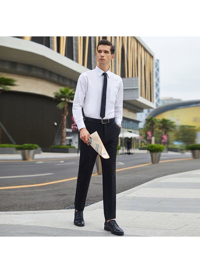 Youngor Men's Autumn And Winter New Official Business Commute Slim-fit Casual Long-sleeve Shirt, 170049b - Image 2
