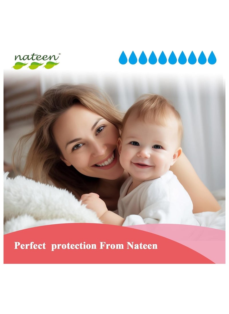 nateen Disposable Underpads,60 x 60 cm,20 Pcs Incontinence Pads,Diaper Changing Mats for Baby,High Absorbency Bed Pads,Mattress Protector Pads.  - Image 4