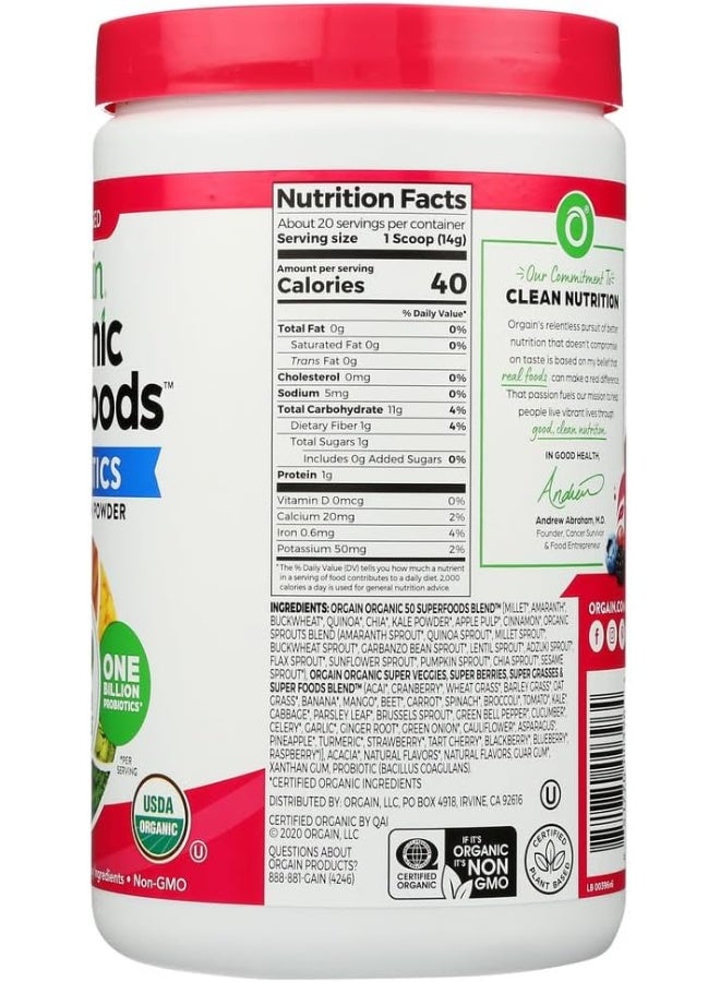 Orgain Super Foods Powder, 280g - Image 4