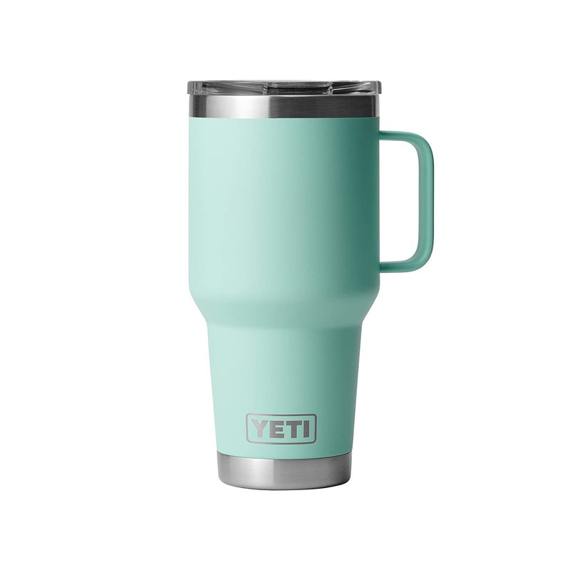 YETI Rambler 30 oz Travel Mug, Stainless Steel, Vacuum Insulated with Stronghold Lid, Seafoam - Image 5