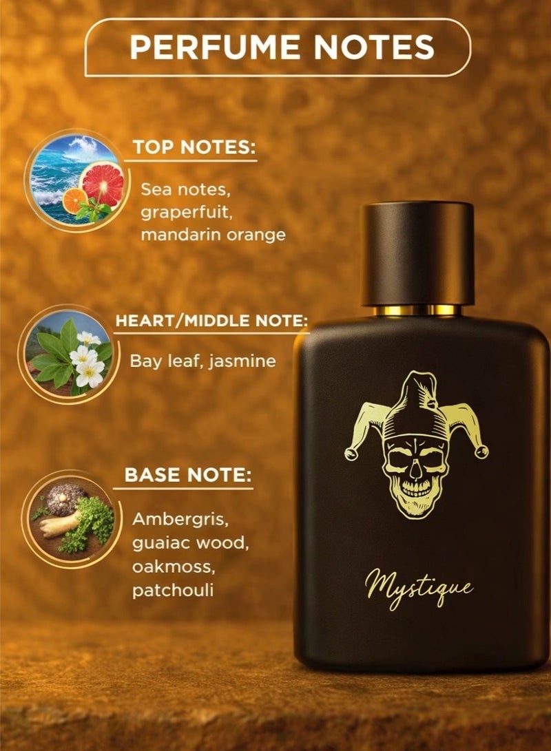 Hermoso نجاتي هيرموسو ميستيك ١٠٠ مل | عطر فاخر للرجال | عطر جريء ومنعش يدوم طويلًا للرجال برائحة مائية منعشة - Image 2