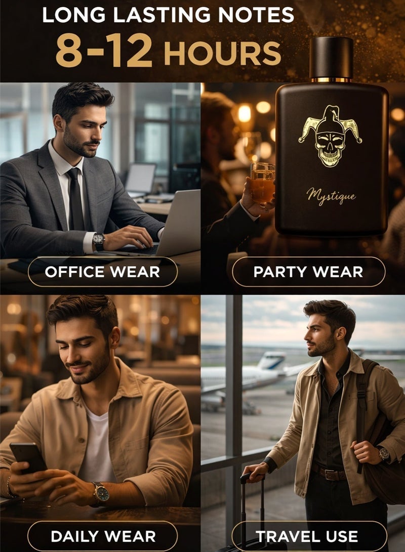 Hermoso نجاتي هيرموسو ميستيك ١٠٠ مل | عطر فاخر للرجال | عطر جريء ومنعش يدوم طويلًا للرجال برائحة مائية منعشة - Image 4