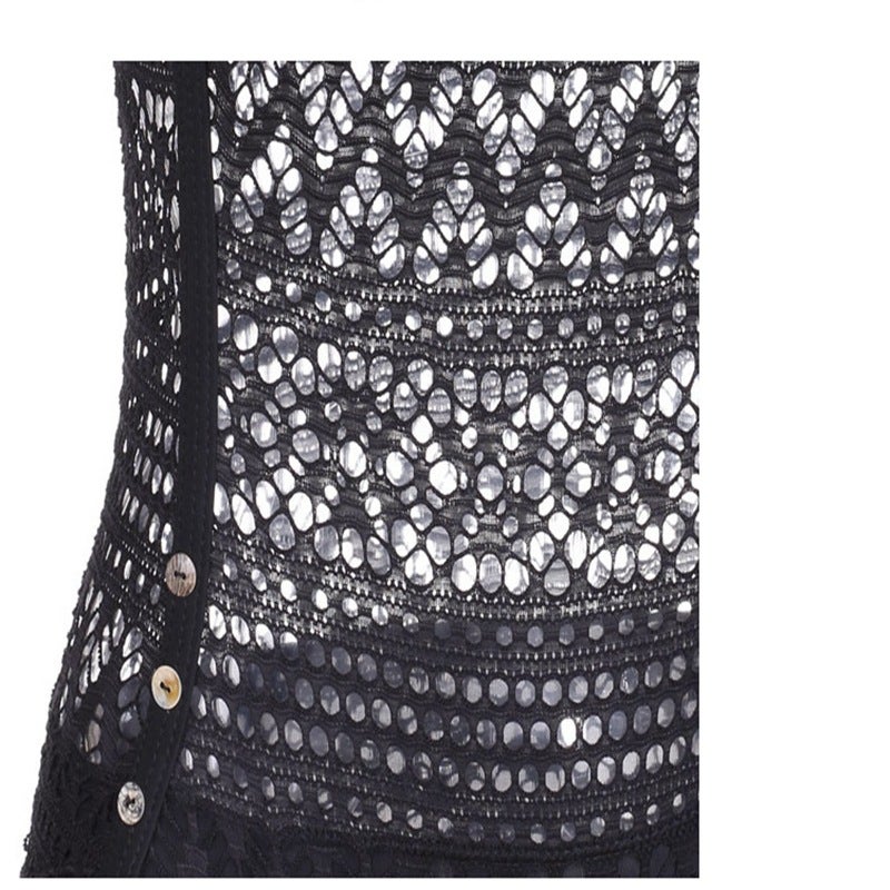 2022 new South Korea ladies mesh one-piece swimsuit bikini swimsuit sexy hollow bikini foreign trade wholesale - Image 4