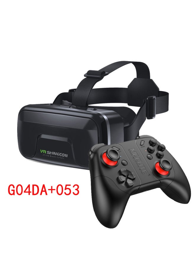 Generic - Vr Shinecon Vr Glasses Genie 6th Edition Magic Mirror G04/da 3d Mobile Virtual Reality Headset Full Scene-Color:G04A Normal Large Version + Y1 Black - Image 1