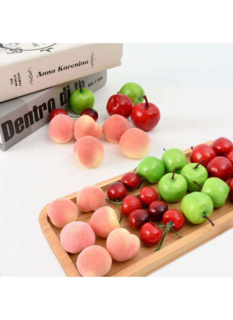 HAIOPS HAIOPS 20PCS Mini Artificial Peach Fake Fruit Lifelike Peach for Home Kitchen D?cor  Photo Props  - Image 5