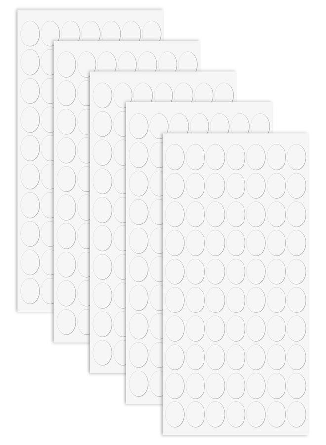 BUSOHA 350 Pieces Double Sided Adhesive Dots Transparent Removable Self Adhesive Round Acrylic No Trace Sticky Clay Waterproof Dot Stickers for Wall Hanging Festival Decoration (10mm) - Image 1