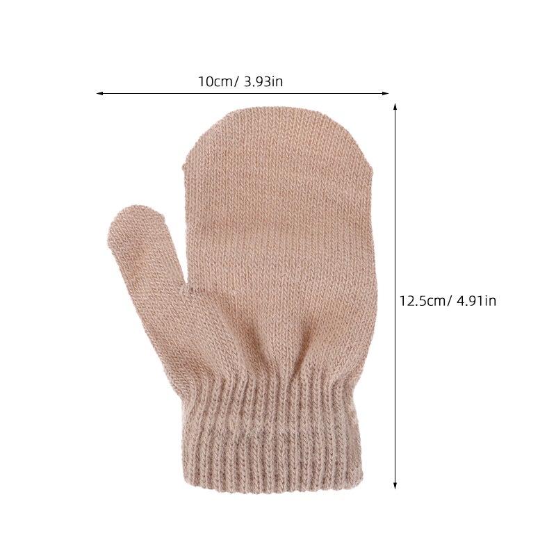 🧸 قفازات صوفية دافئة مع رباط مطاطي - Image 3