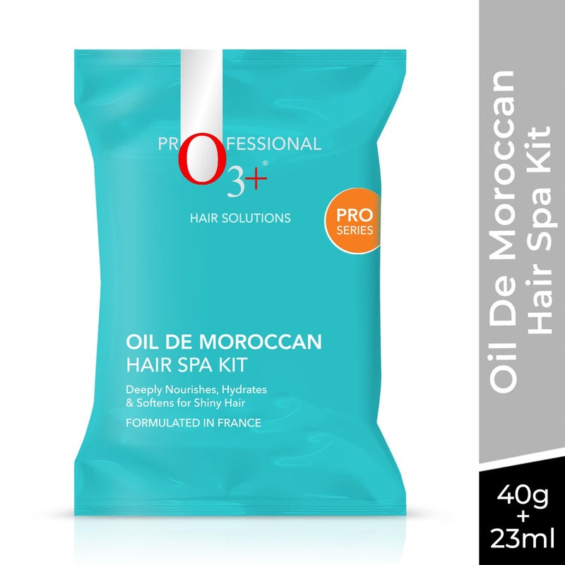 O3 Oil De Moroccan Hair Spa Kit With Argan Oil Hair Mask For All Hair Type  40gm23ml - Image 3