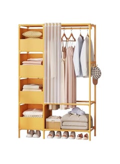HOOKOR Clothes Rack, Clothing Rack with Storage Bag, Garment Rack, Non-woven Shelves for Shoes, Clothes Rack for Bedroom, Hallway, Entryway (28-08)  - Image 1