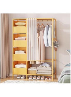 HOOKOR Clothes Rack, Clothing Rack with Storage Bag, Garment Rack, Non-woven Shelves for Shoes, Clothes Rack for Bedroom, Hallway, Entryway (28-08)  - Image 4