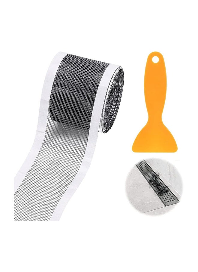 Generic Shower Drain Hair Catcher Mesh Stickers,Kitchen Bathroom Floor Drain Catcher Anticlogging Filter Sticker,Shower Drain Adapter Hair Stopper,Drain Covers To Catch Hair7Cm X 10M  - Image 1