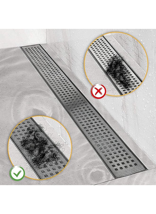 Generic Shower Drain Hair Catcher Mesh Stickers,Kitchen Bathroom Floor Drain Catcher Anticlogging Filter Sticker,Shower Drain Adapter Hair Stopper,Drain Covers To Catch Hair7Cm X 10M  - Image 2